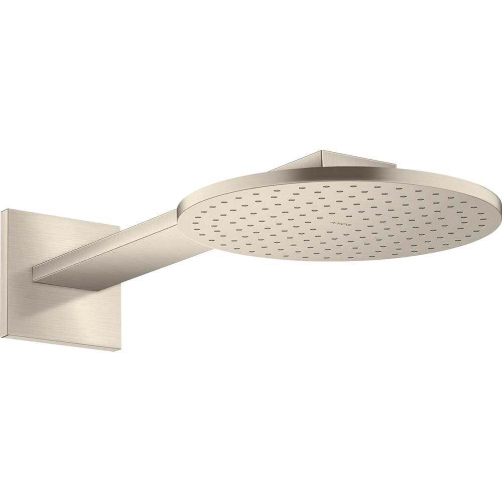 Axor ShowerSolutions Showerhead 250 2- Jet with Showerarm Trim, 2.5 GPM in Brushed Nickel
