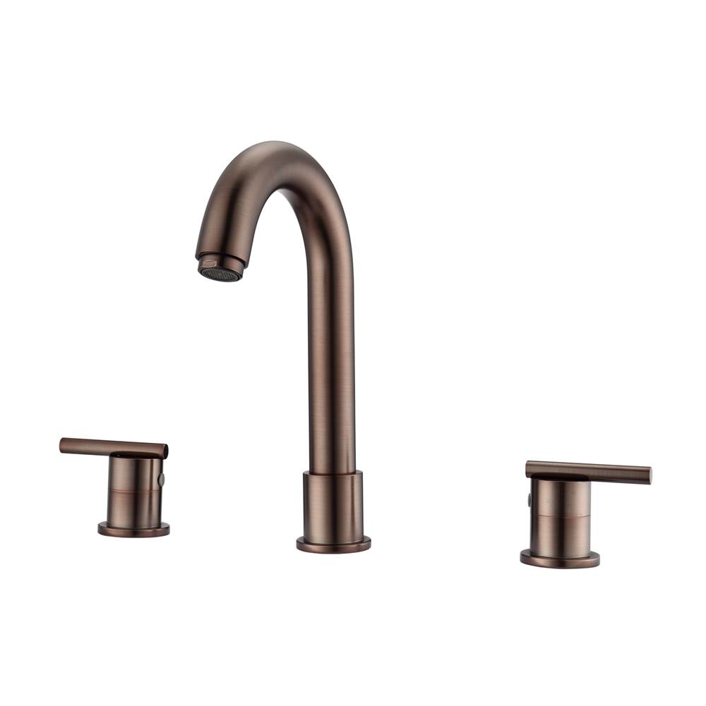 Barclay Conley 8''cc Lav Faucet, withHoses,Metal Lever Handles, ORB