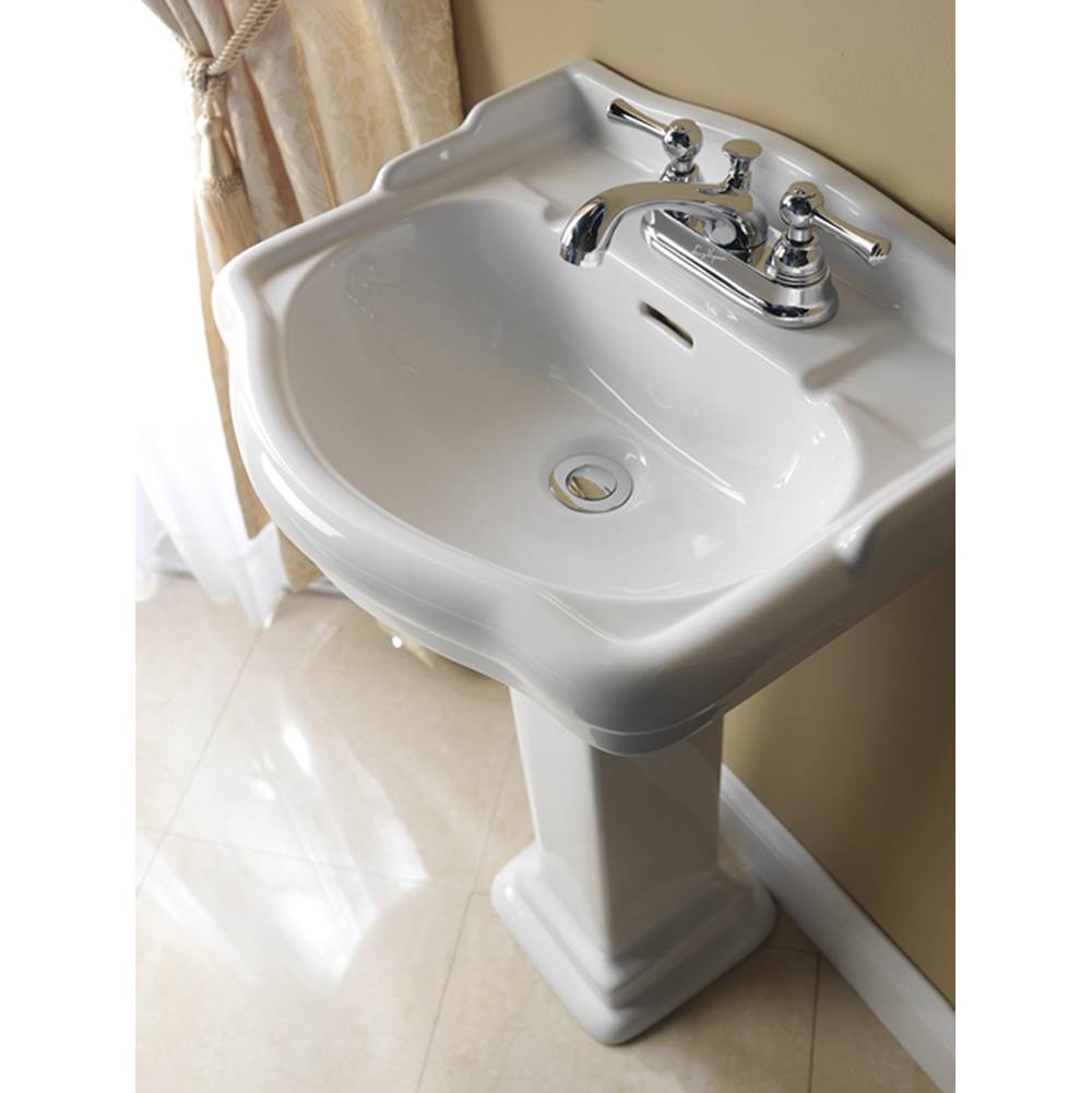 Barclay Stanford 460 Pedestal Lavatory, One-Hole, White