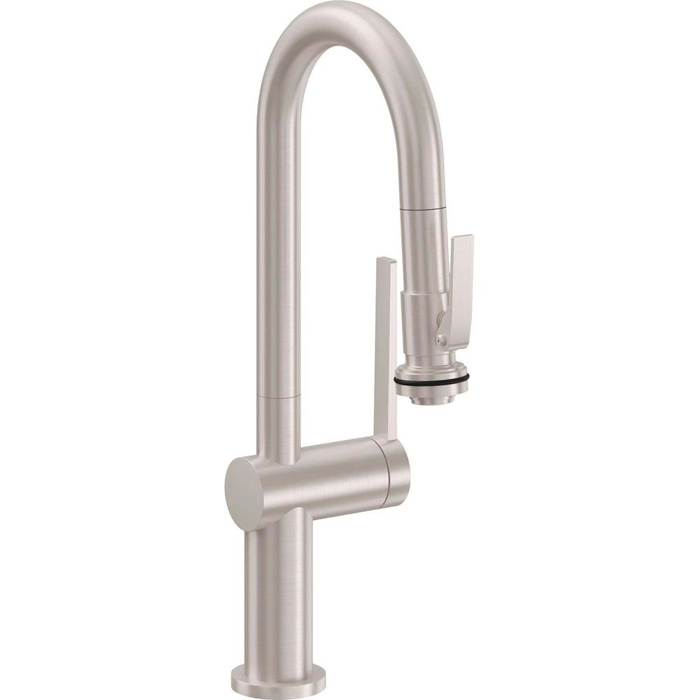 California Faucets Pull-Down Prep/Bar Faucet with Squeeze Sprayer