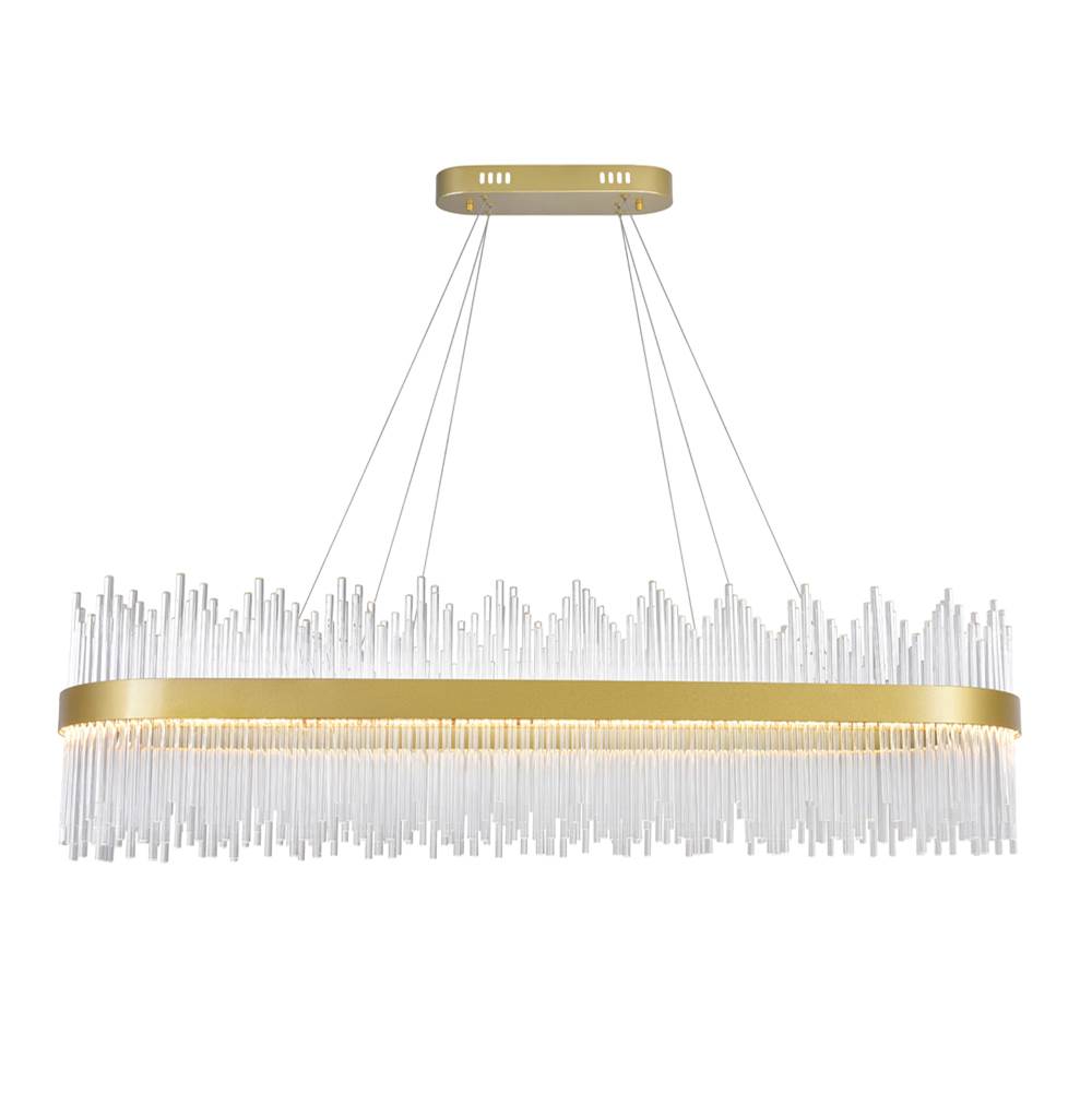 CWI Lighting Genevieve LED Chandelier With Medallion Gold Finish