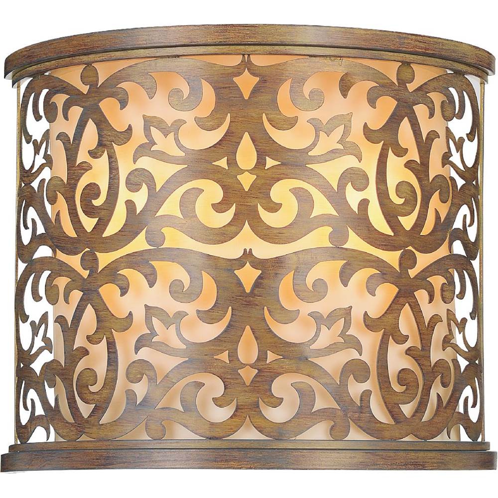 CWI Lighting Nicole 2 Light Wall Sconce With Brushed Chocolate Finish