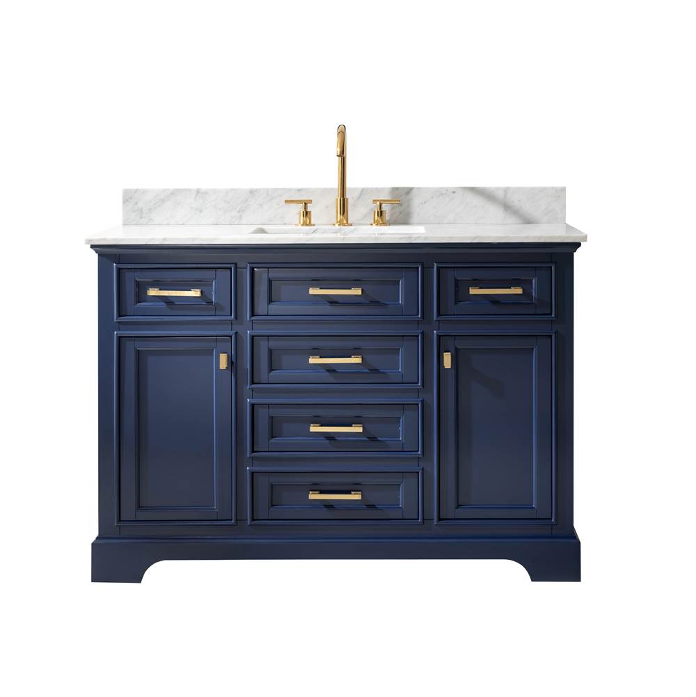 Design Element Milano 48'' Single Sink Vanity in Blue