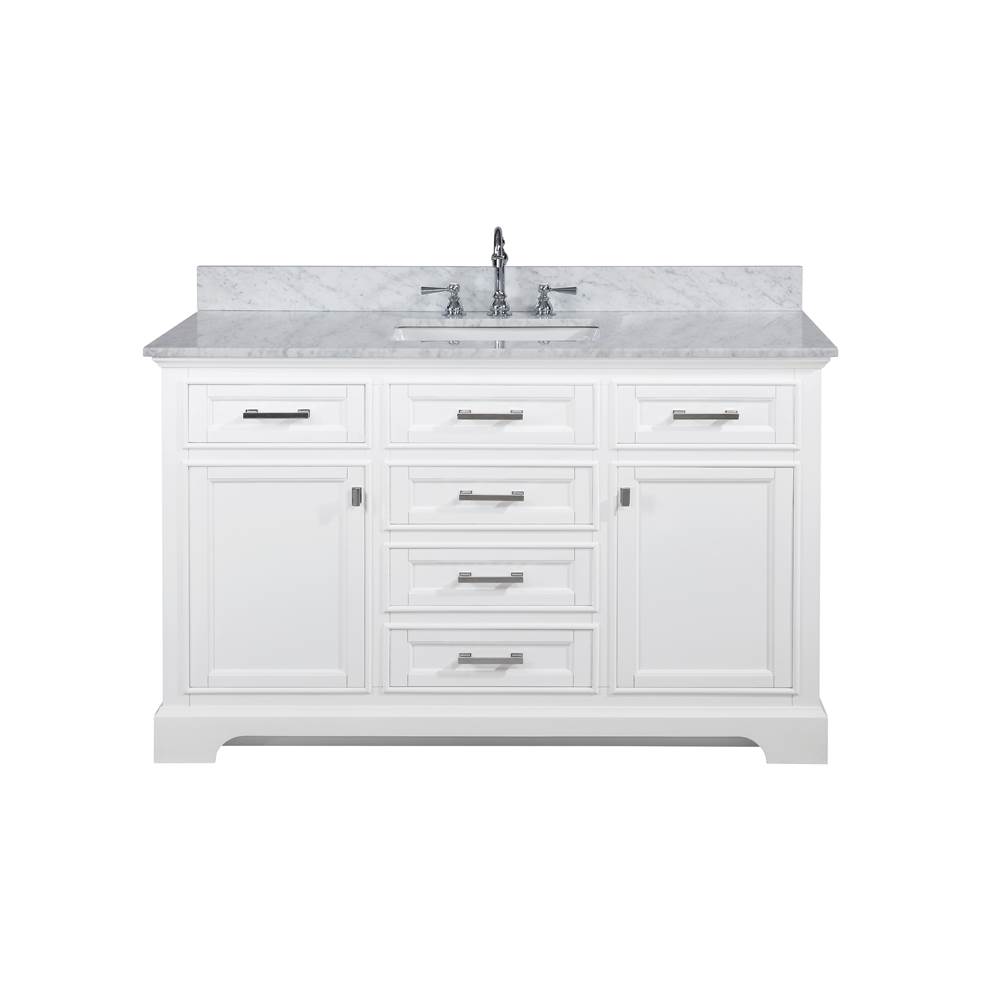 Design Element Milano 54'' Single Sink Vanity in White