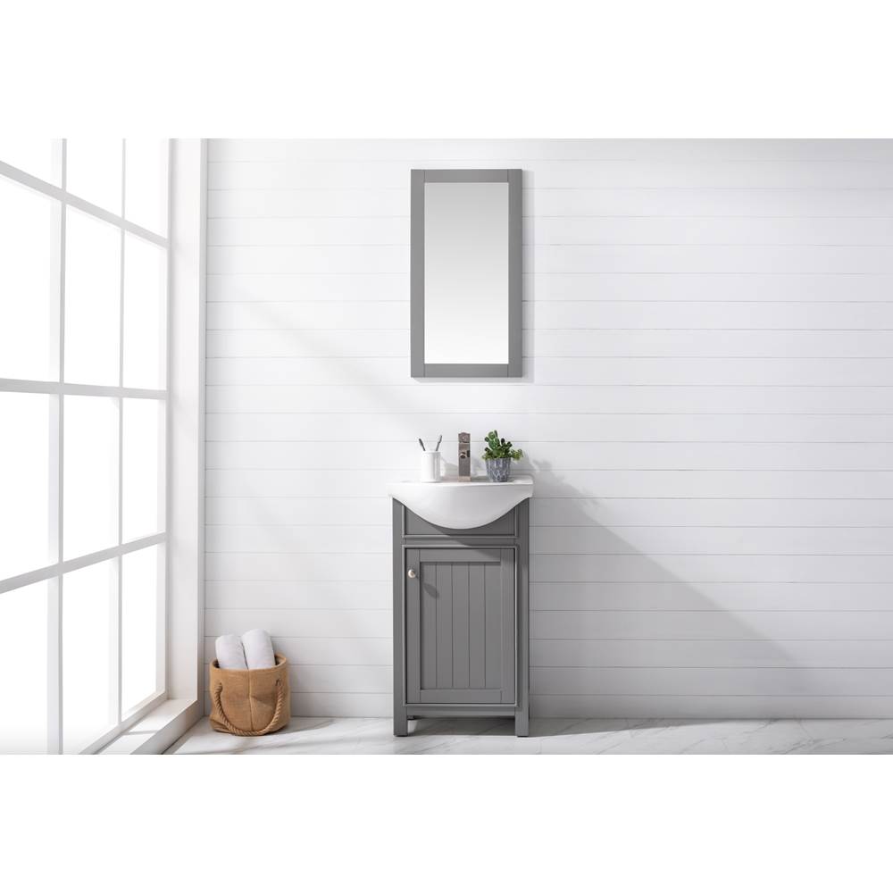 Design Element Marian 20'' Single Sink Vanity - Gray