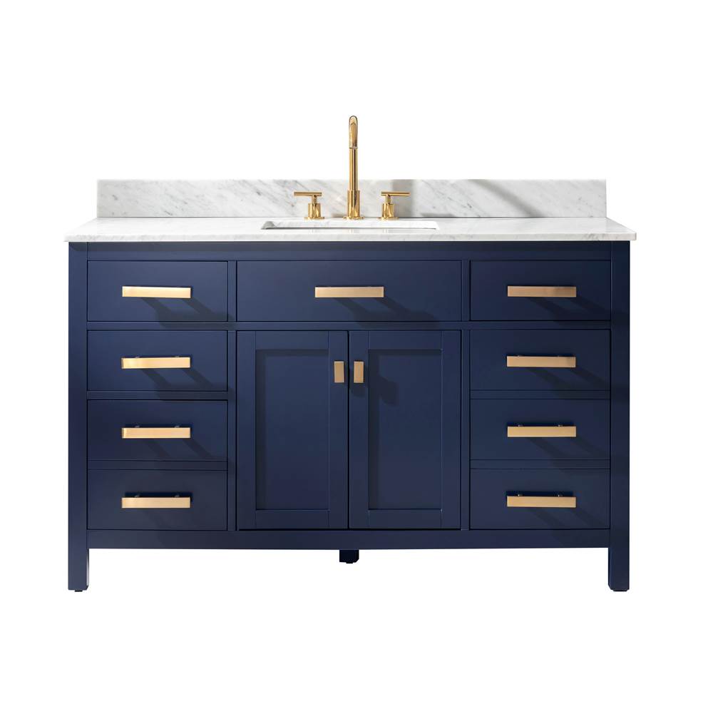 Design Element Valentino 54'' Single Sink Vanity in Blue