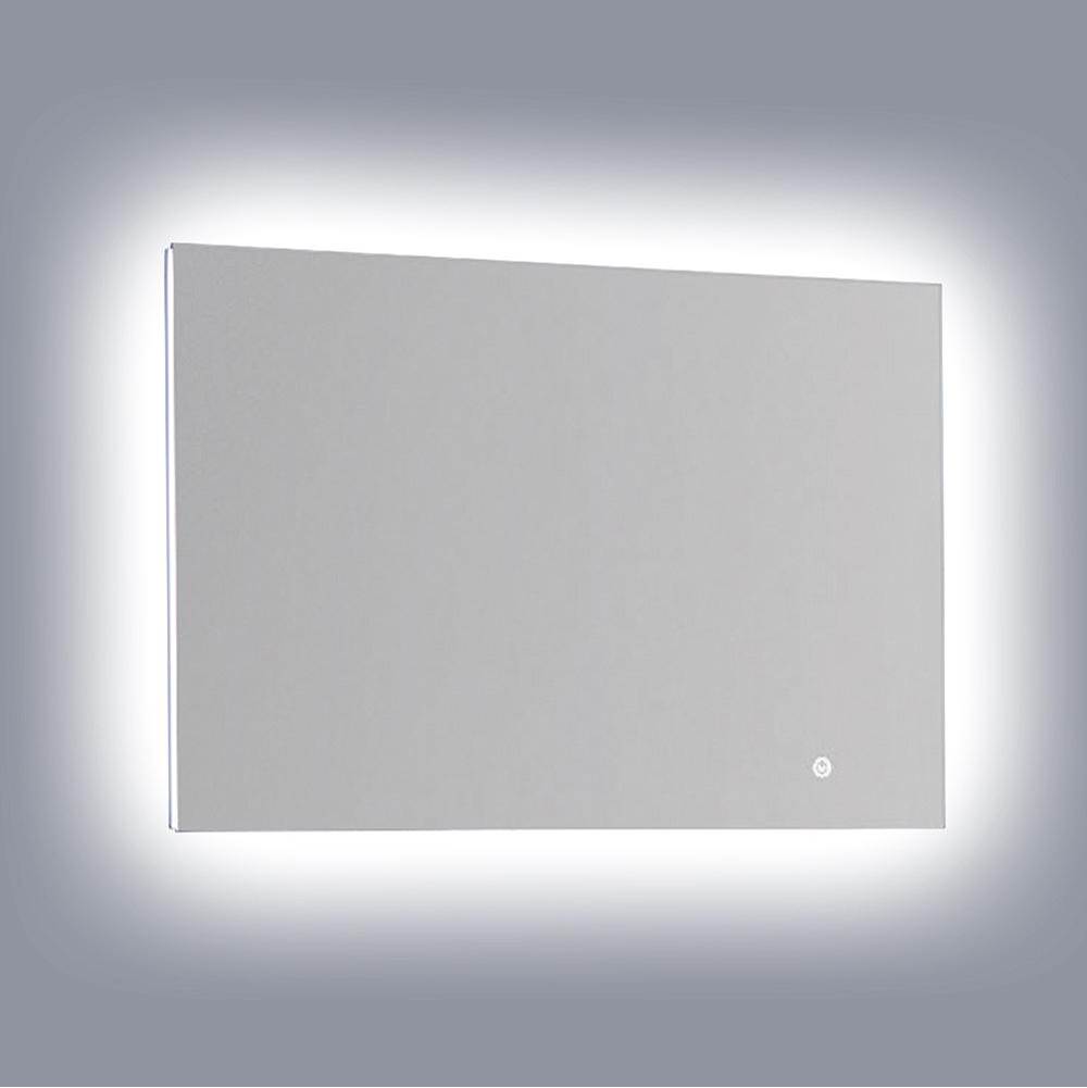 Dawn Dawn® LED Back Light Mirror wall hang with matte aluminum frame and Touch Sensor