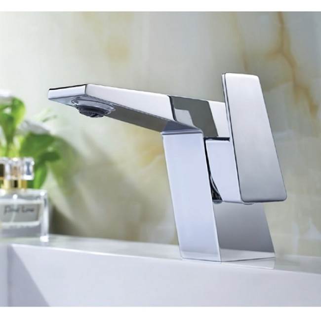 Dawn Single-Lever Lavatory Faucet, Chrome & White