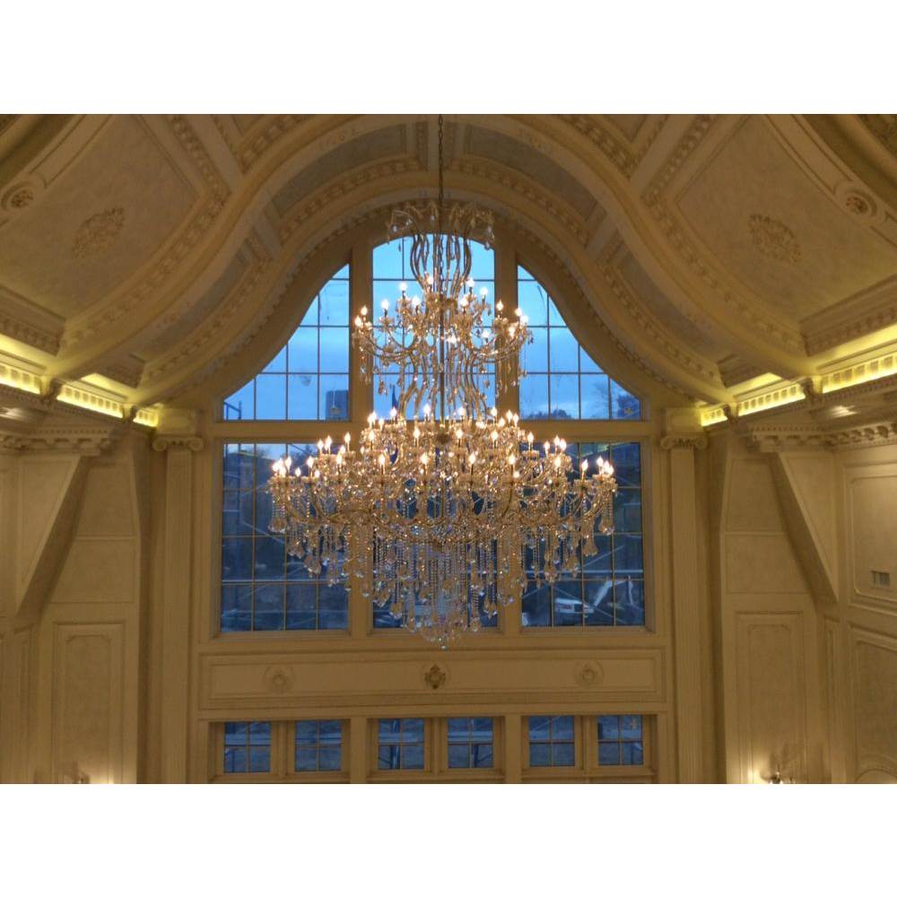 Elegant Lighting Maria Theresa 85 Light Chrome Chandelier Clear Royal Cut Crystal