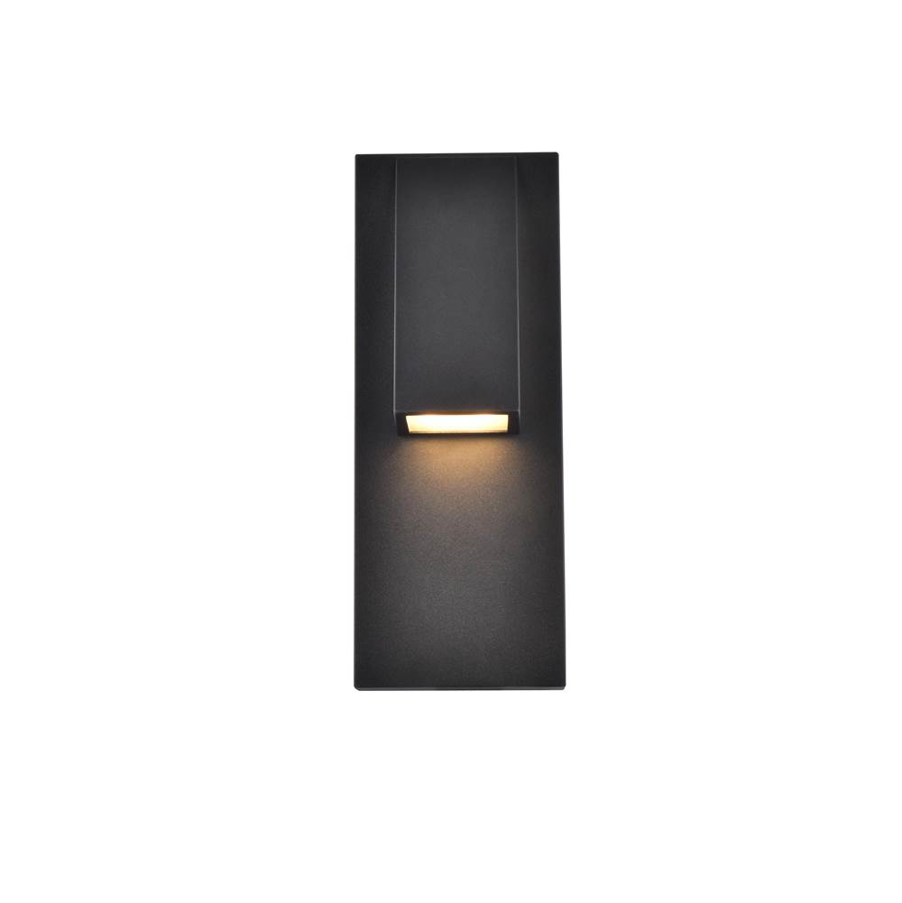 Elegant Lighting Raine Integrated LED wall sconce in black
