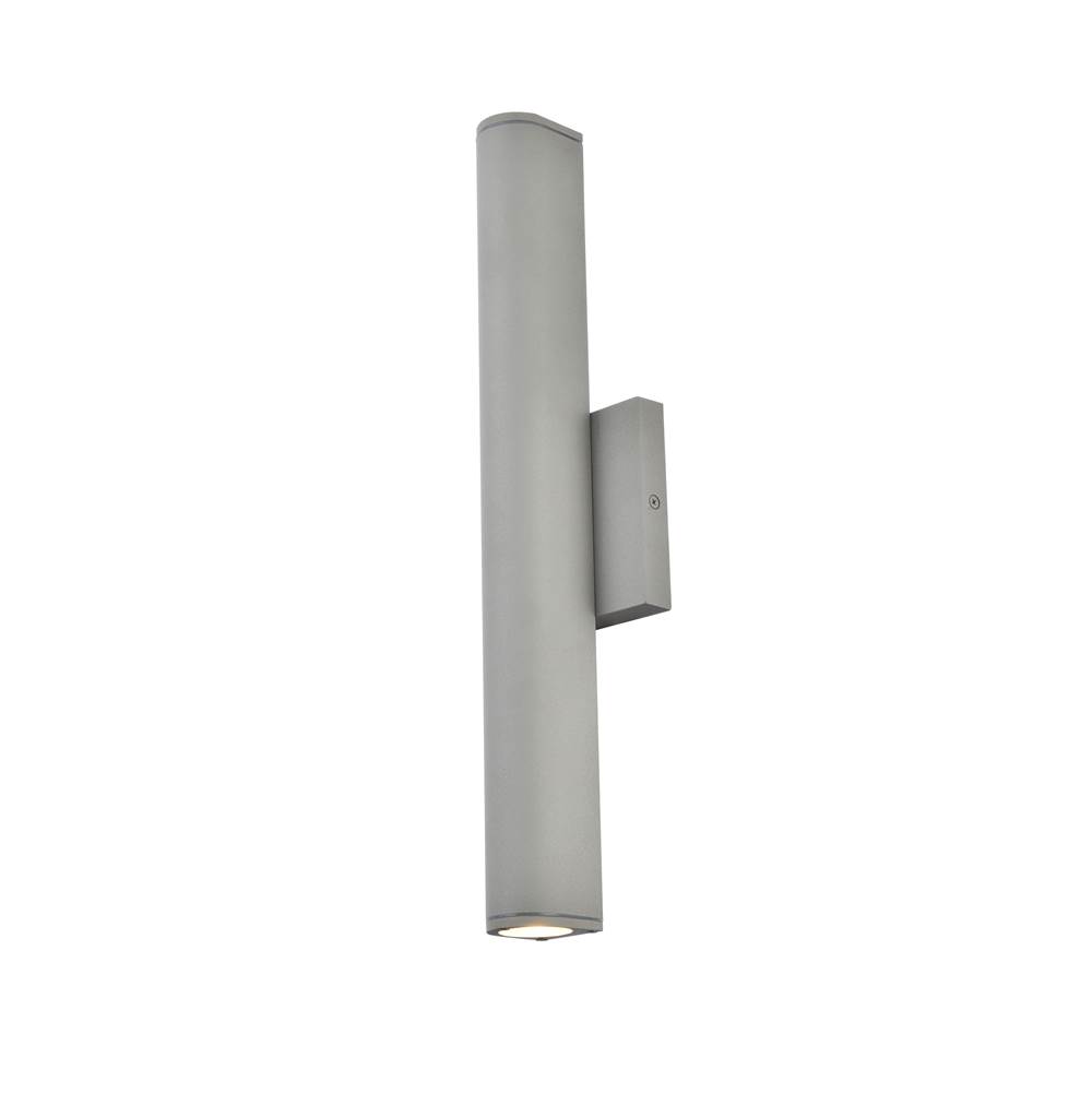 Elegant Lighting Raine Integrated LED wall sconce in silver
