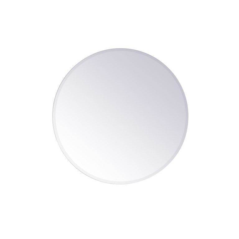 Elegant Lighting Gracin Round Mirror 36 Inch In Clear