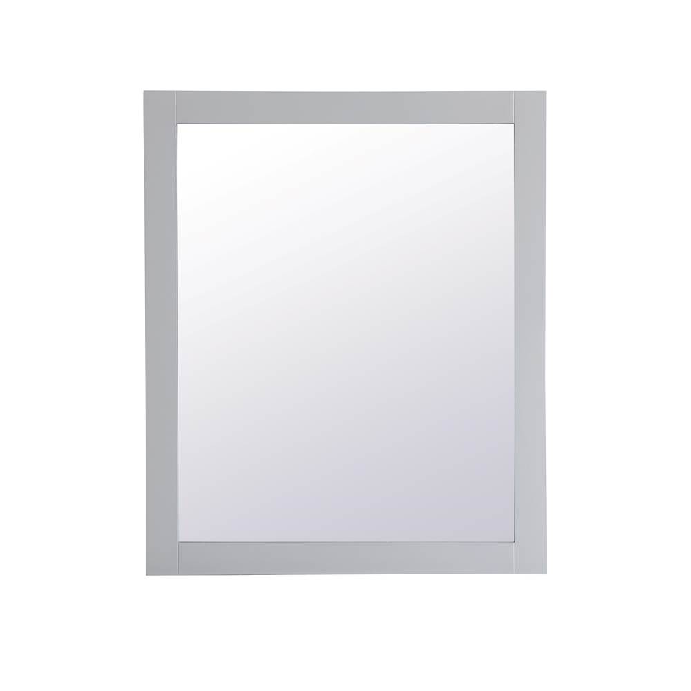 Elegant Lighting Aqua Square Vanity Mirror 36 Inch In Grey
