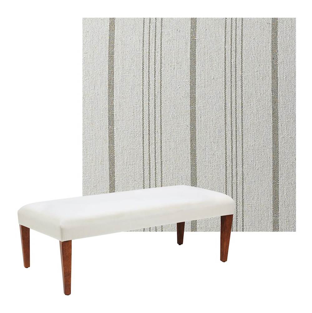 Elk Home Flaxen Stripe Bench - COVER ONLY