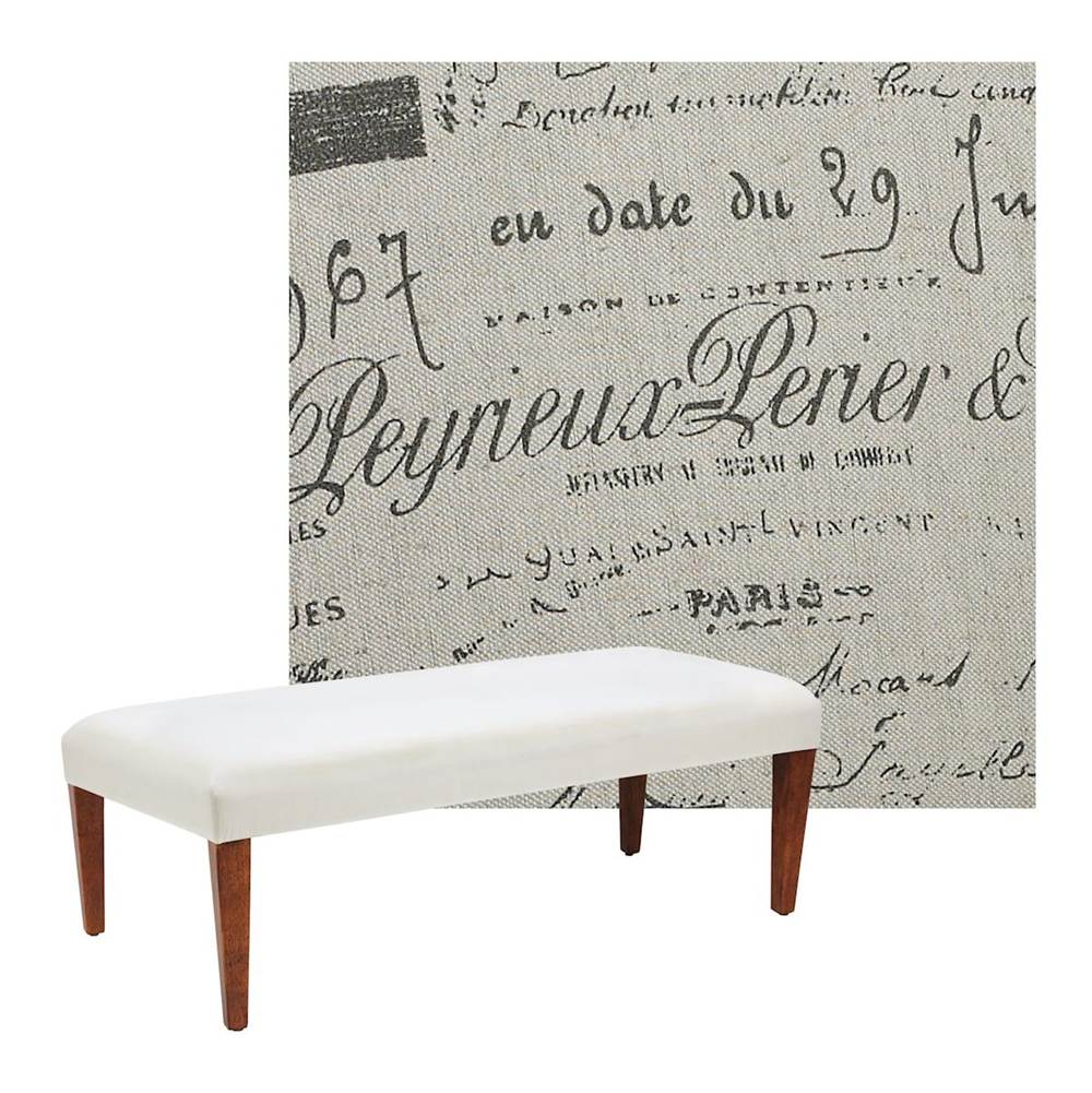 Elk Home Parchment Bench - COVER ONLY