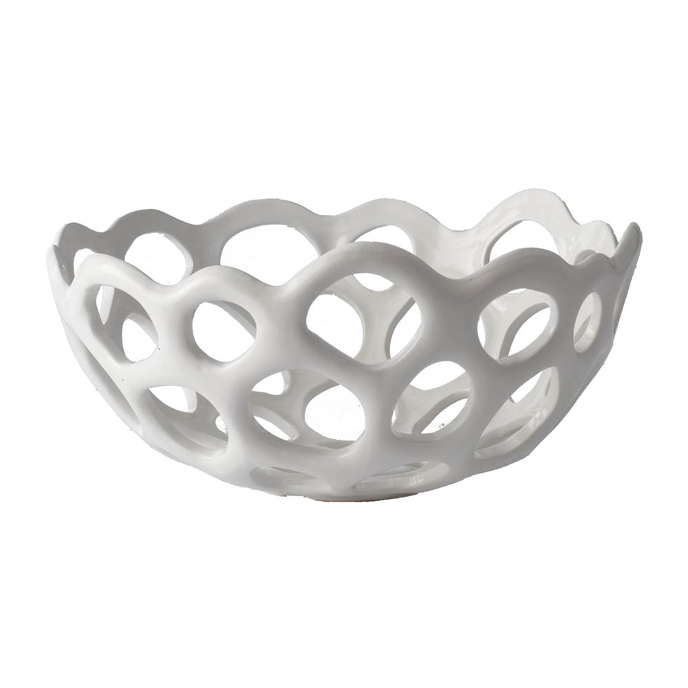 Elk Home Perforated Porcelain Bowl - Small