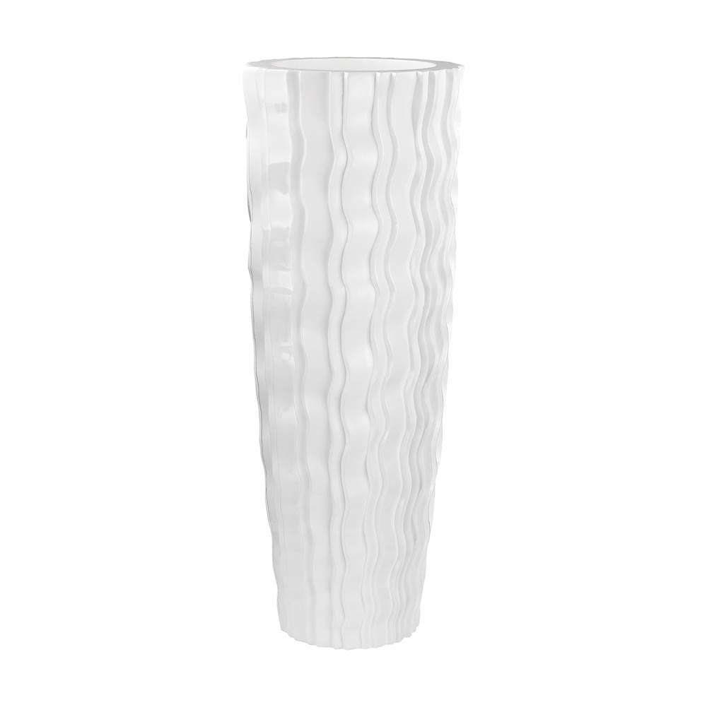 Elk Home Wave Vase - Large White