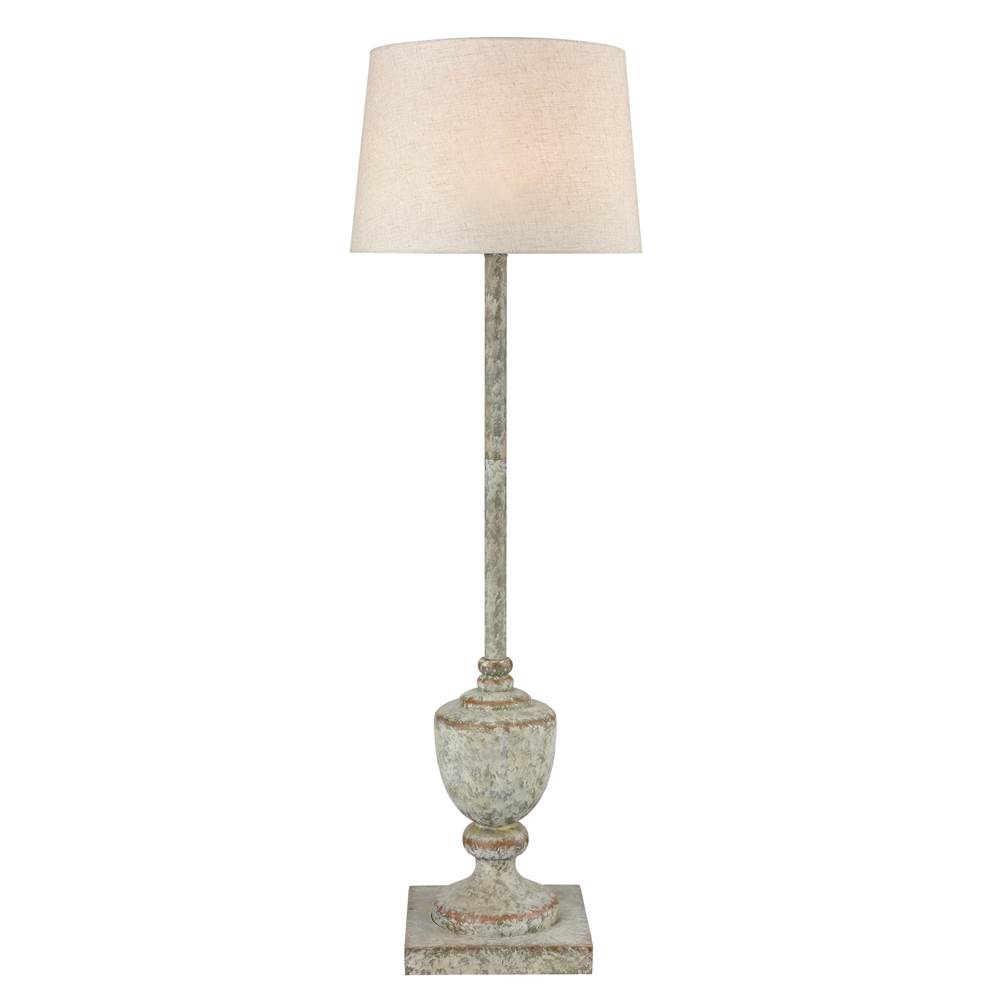 Elk Home Regus 51'' High 1-Light Outdoor Floor Lamp - Antique Gray