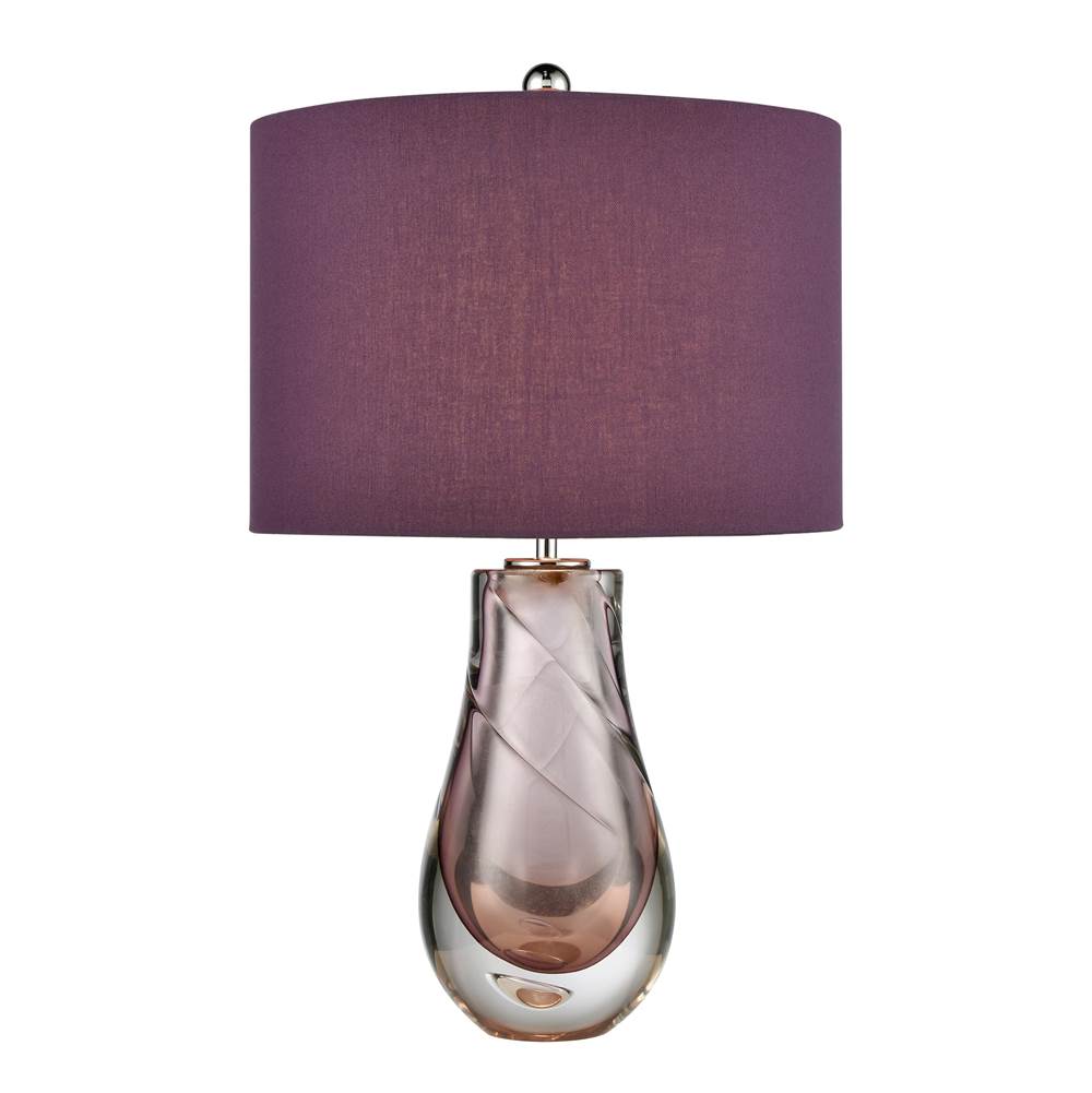 Elk Home Dusty Rose 22'' High 1-Light Table Lamp - Purple