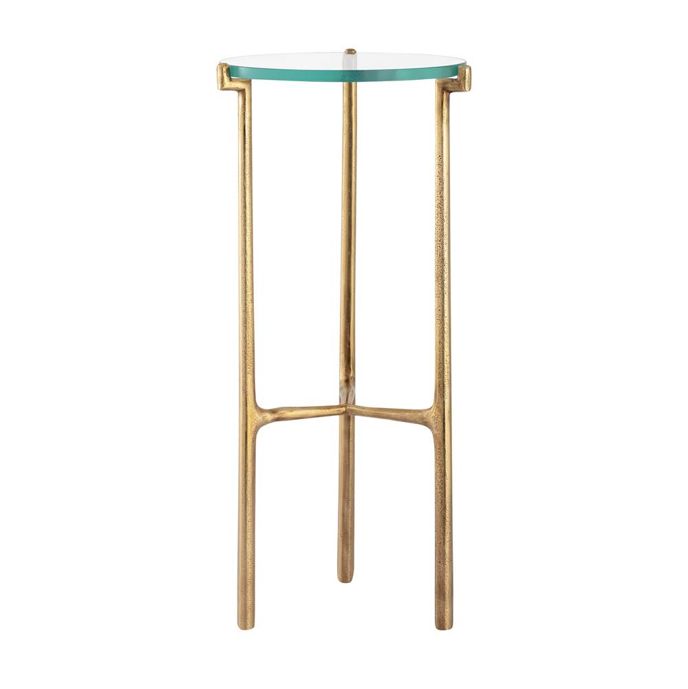 Elk Home Bump Out Accent Table - Aged Brass