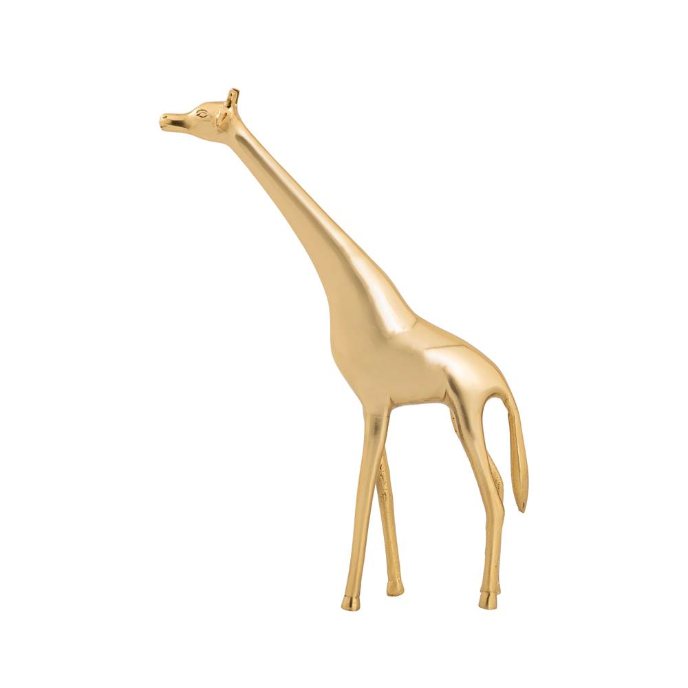 Elk Home Brass Giraffe Sculpture - Large