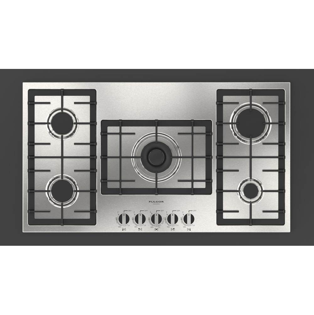 Fulgor Milano 36'' 400 Accento Series Stainless Steel Gas Cooktop