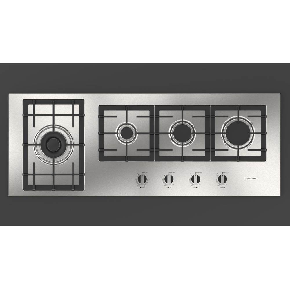 Fulgor Milano 42'' 400 Accento Series Stainless Steel Gas Cooktop