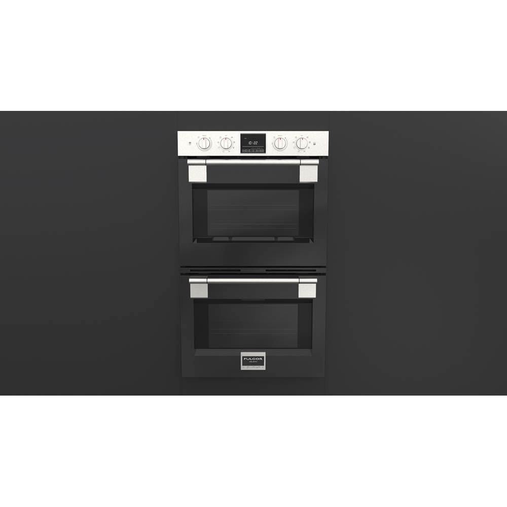 Fulgor Milano 30'' Pro Upper Door Color Kit (No Badge) For Double Wall Oven - Glossy Black - Must Be Used In Combination With Pdrkit30Bk (Toe Kick Is Not Used)