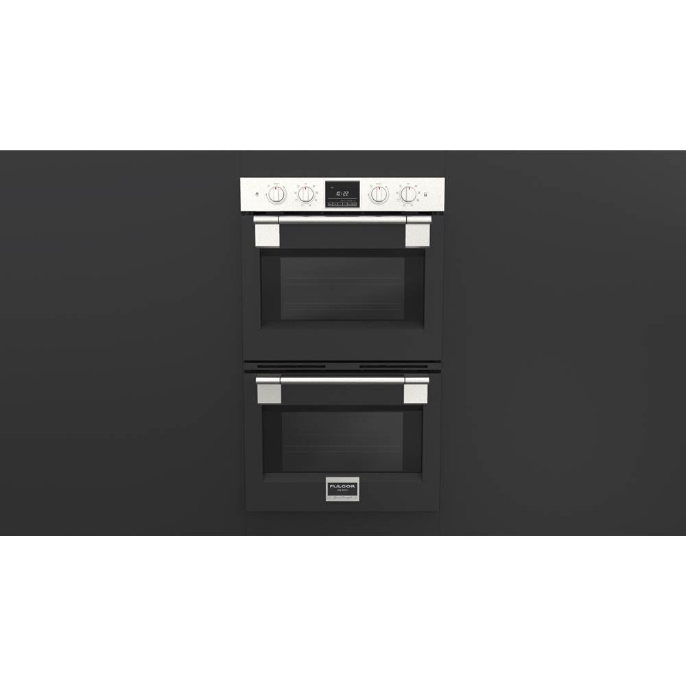 Fulgor Milano 30'' Pro Upper Door Color Kit (No Badge) For Double Wall Oven - Matte Black - Must Be Used In Combination With Pdrkit30Mb (Toe Kick Is Not Used)