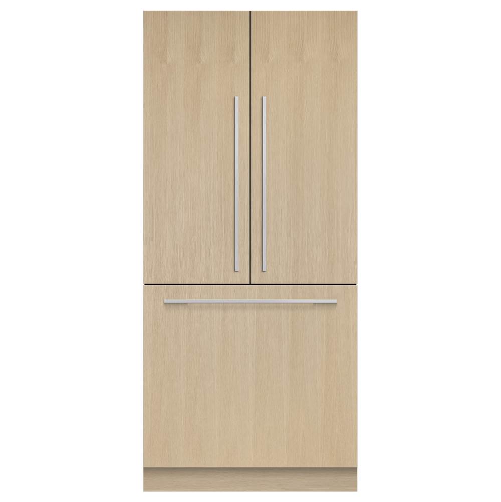 Fisher & Paykel 36” French Door Refrigerator Freezer, 80'' H, 16.8 cu ft, Panel Ready, Ice Only