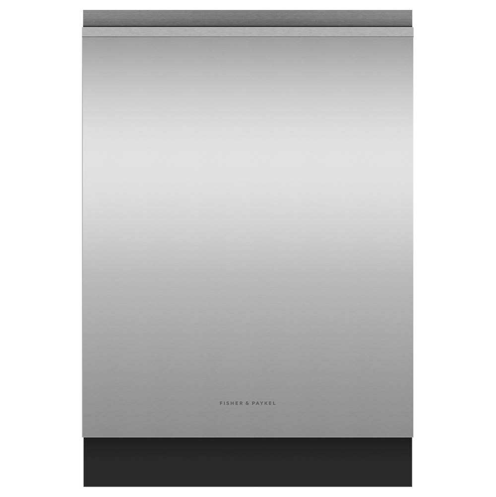 Fisher & Paykel Stainless Steel, Tall,  8 Wash Cycles, 15 Place Settings, 3 Racks, Recessed Handle