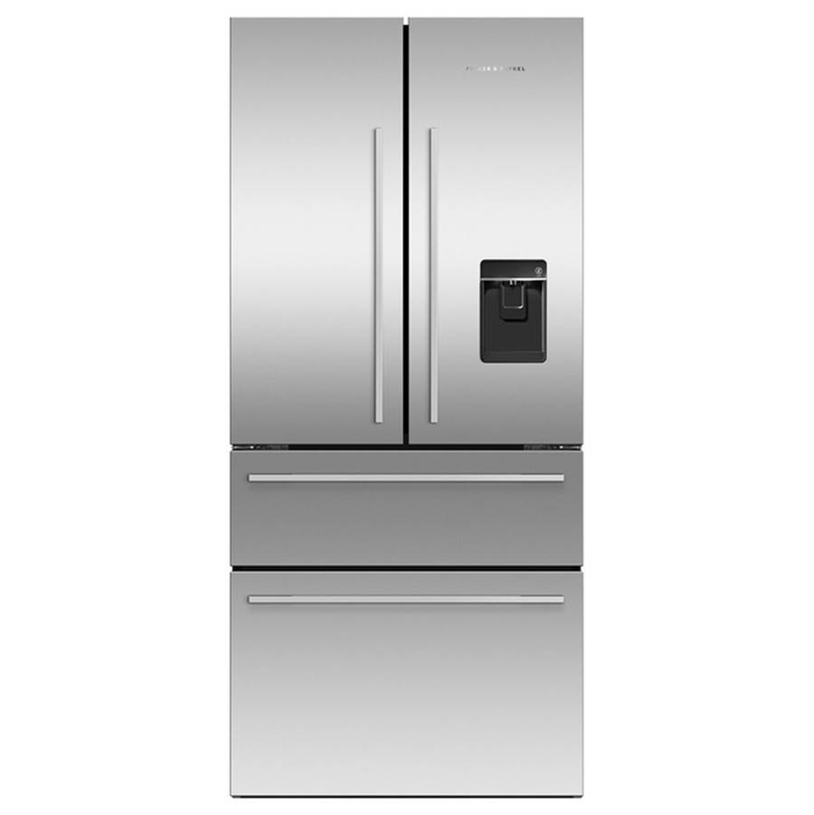 Fisher & Paykel 32'' French Door Refrigerator with Two Freezer Drawers, 16.9 cu ft, Stainless Steel, Ice & Water, Counter Depth Contemporary - RF172GDUX1