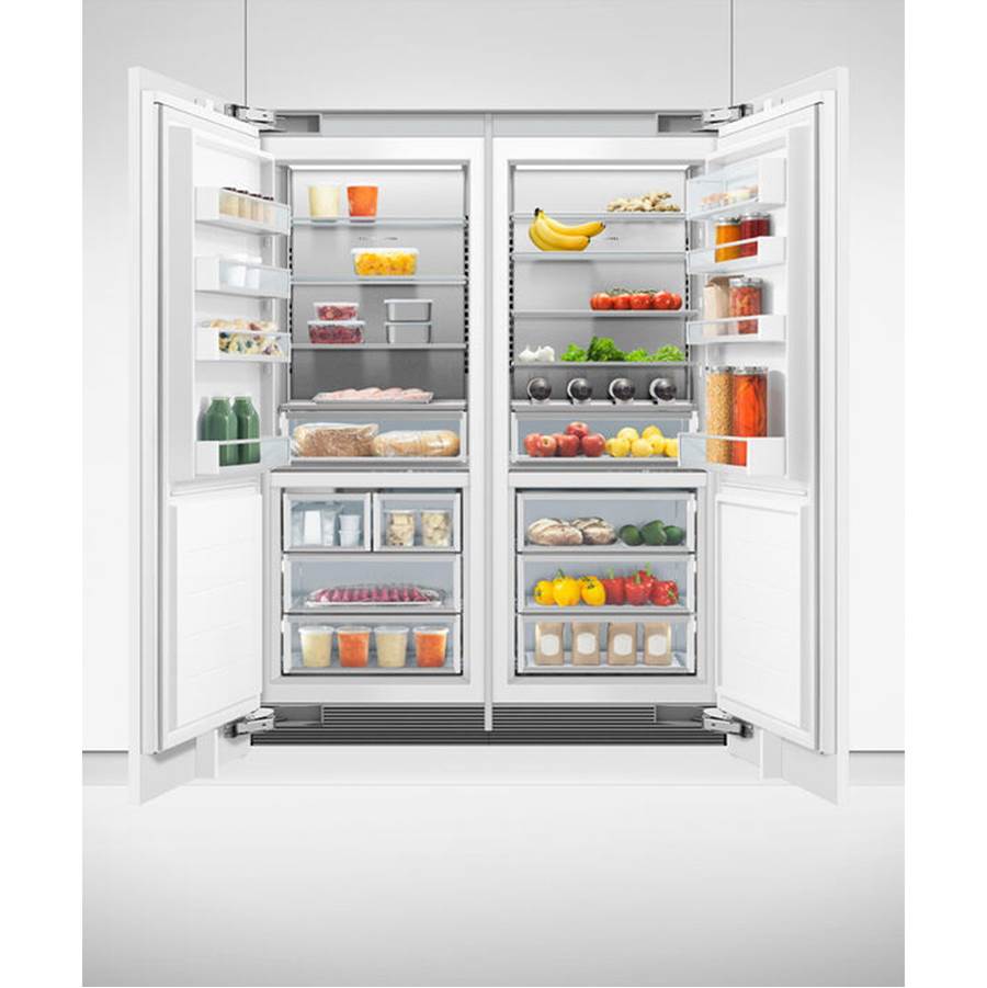 Fisher & Paykel 18'' VTZ Column Freezer, Panel Ready, 7.8 cu ft, Stainless Interior, Ice Only, Left Hinge (Includes Joiner Kit)
