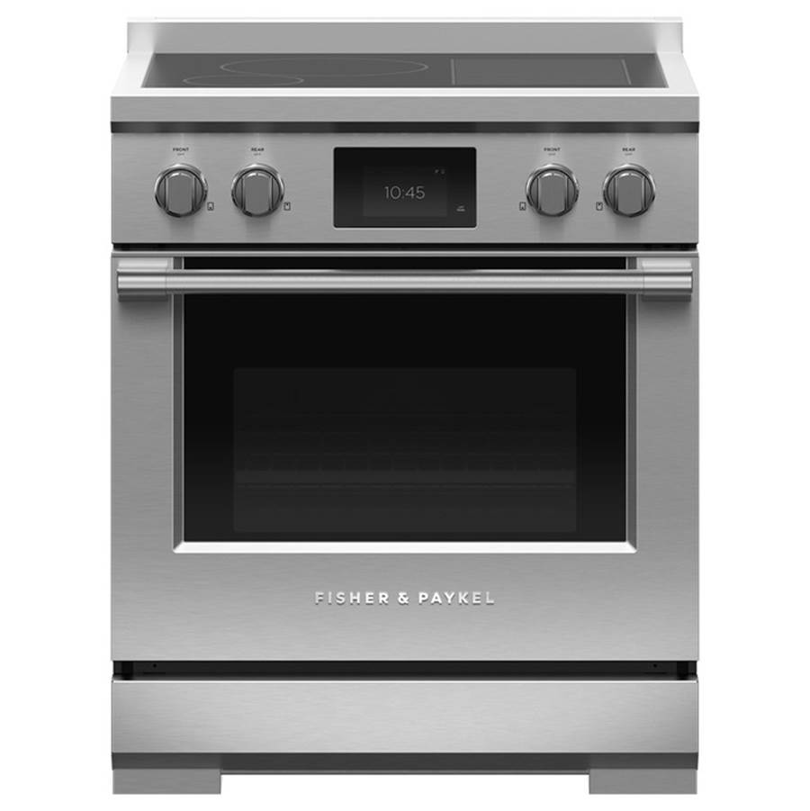 Fisher & Paykel 30'' Professional Induction Range, 4 Zone with SmartZone, Self-cleaning,  - RIV3-304