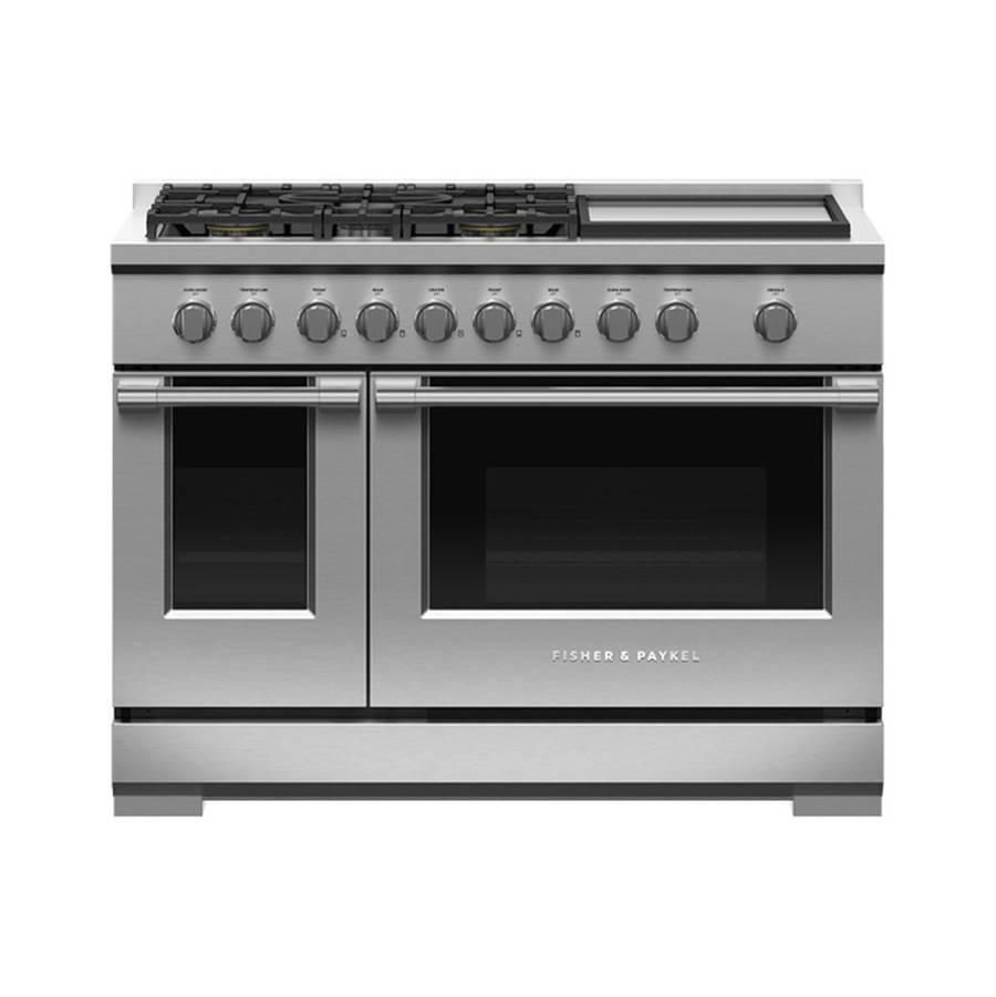 Fisher & Paykel 48'' Range, 5 Burners with Griddle, Natural Gas