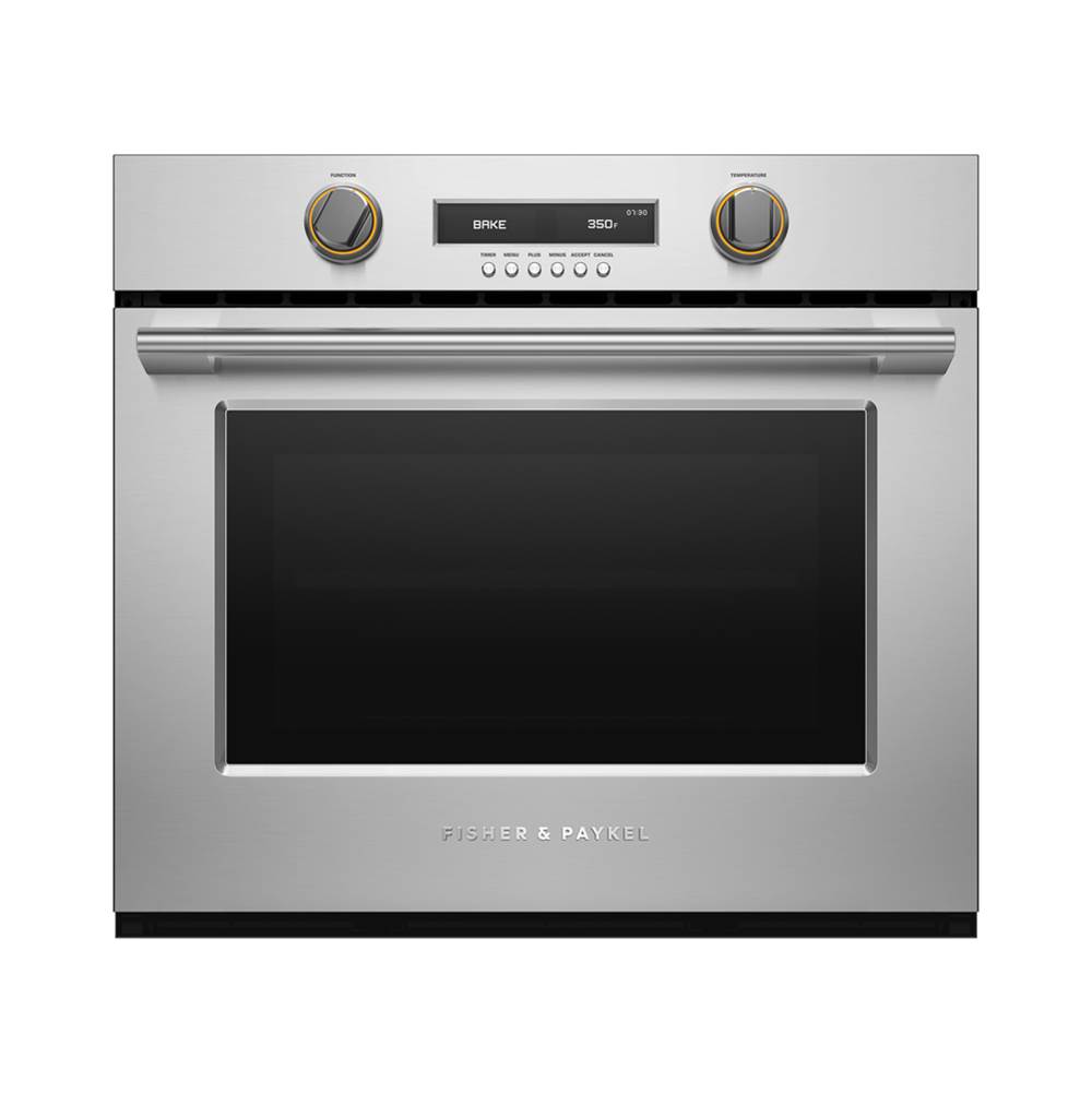 Fisher & Paykel 30'' Single Oven, 10 Function, Dial, Self-cleaning - New Pro Styling