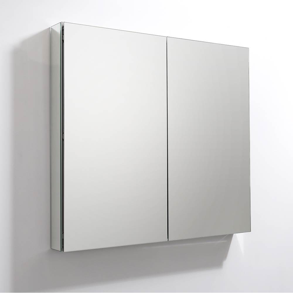 Fresca Bath Fresca 40'' Wide x 36'' Tall Bathroom Medicine Cabinet w/ Mirrors