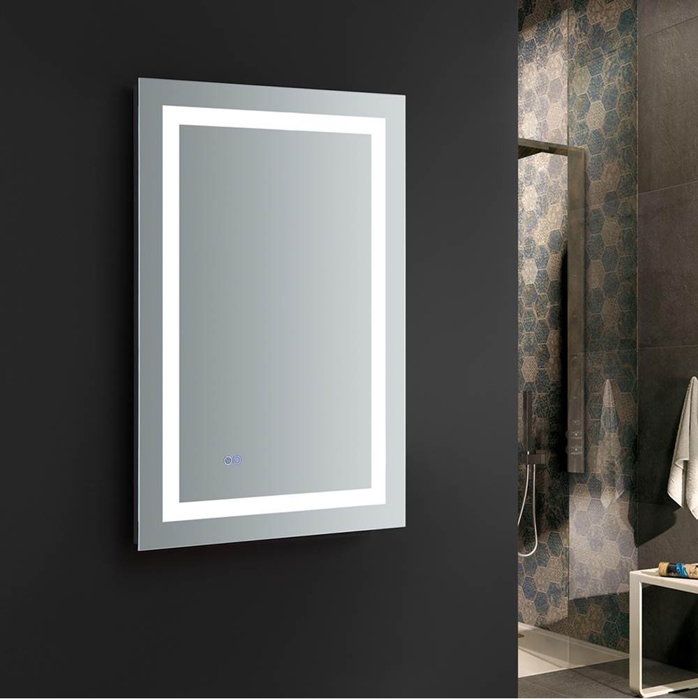 Fresca Bath Fresca Santo 24'' Wide x 36'' Tall Bathroom Mirror w/ LED Lighting and Defogger