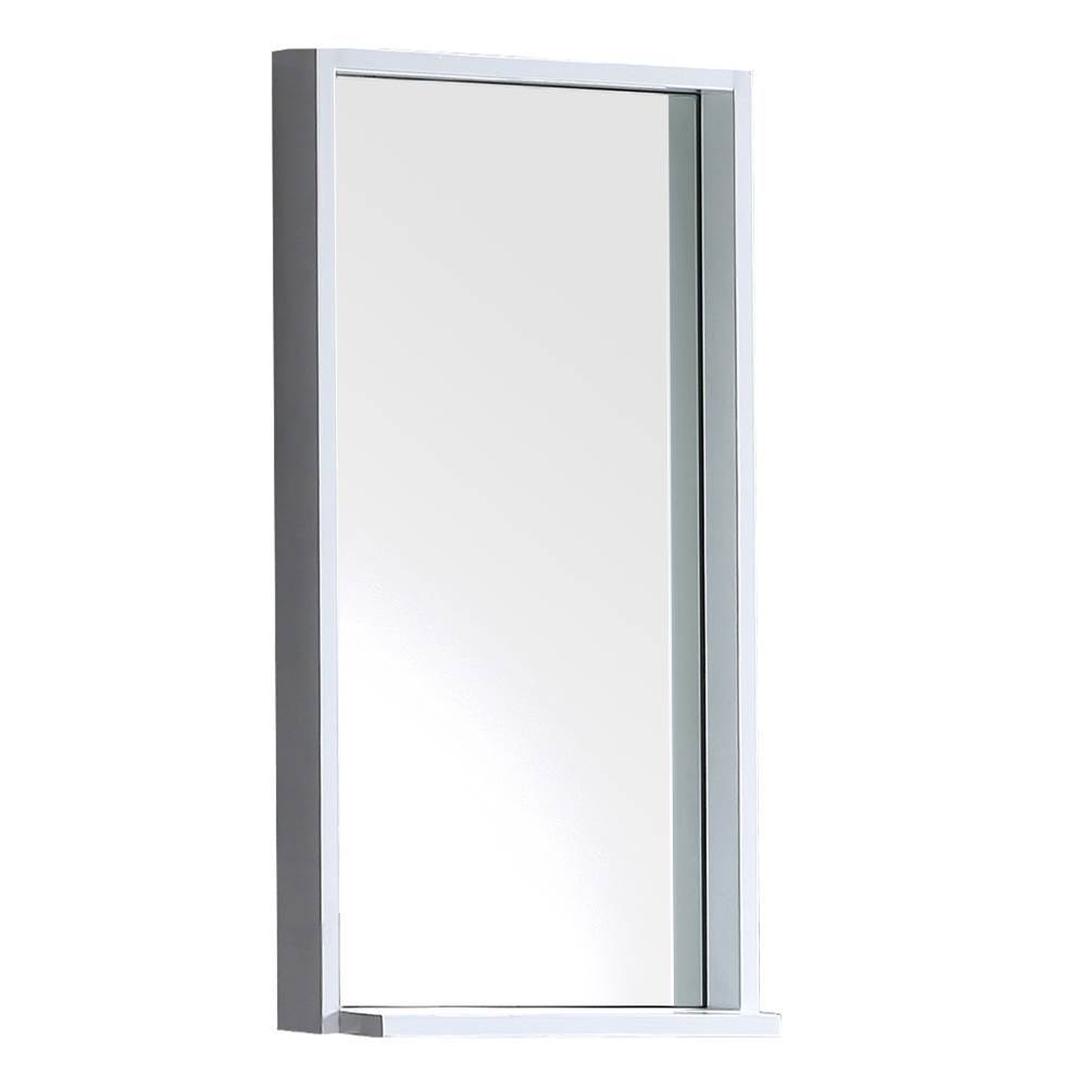 Fresca Bath Fresca Allier 16'' white Mirror with Shelf