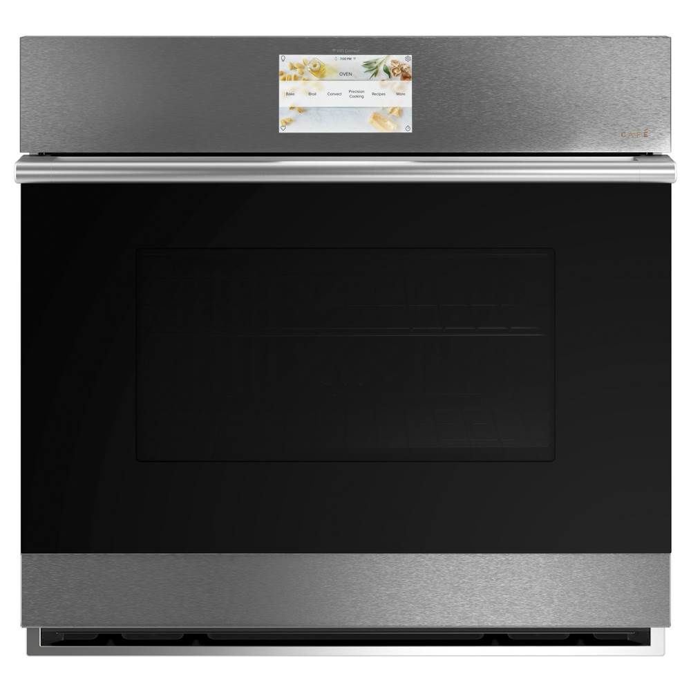 Cafe Cafe 30'' Smart Single Wall Oven with Convection in Platinum Glass