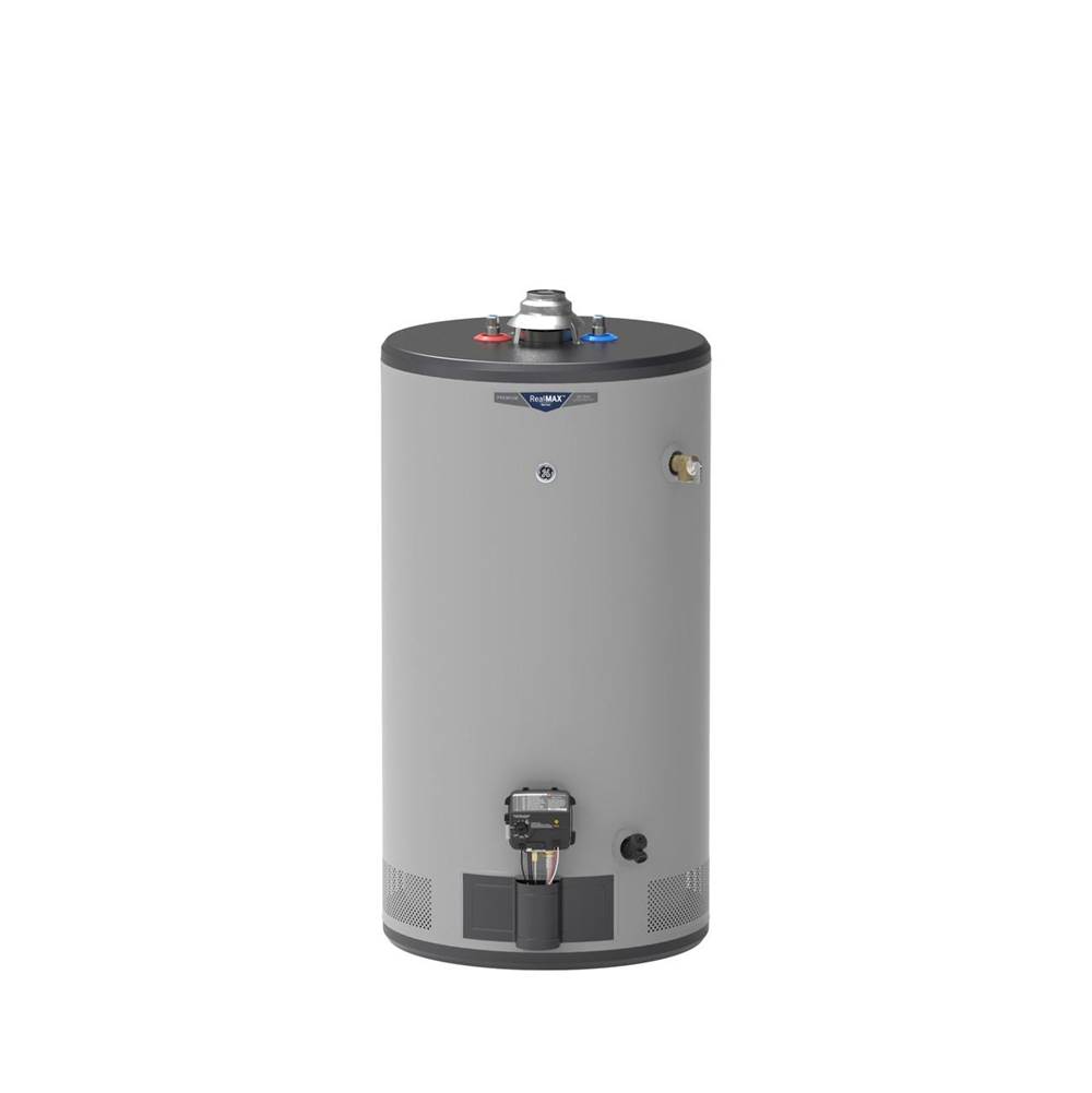 GE Appliances RealMAX Premium 50-Gallon Short Natural Gas Atmospheric Water Heater