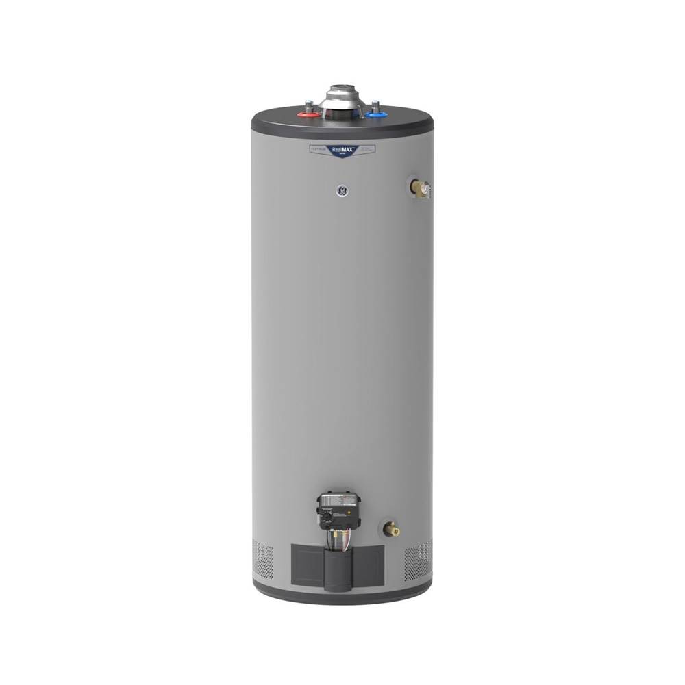 GE Appliances RealMAX Platinum 50-Gallon Tall Natural Gas Atmospheric Water Heater