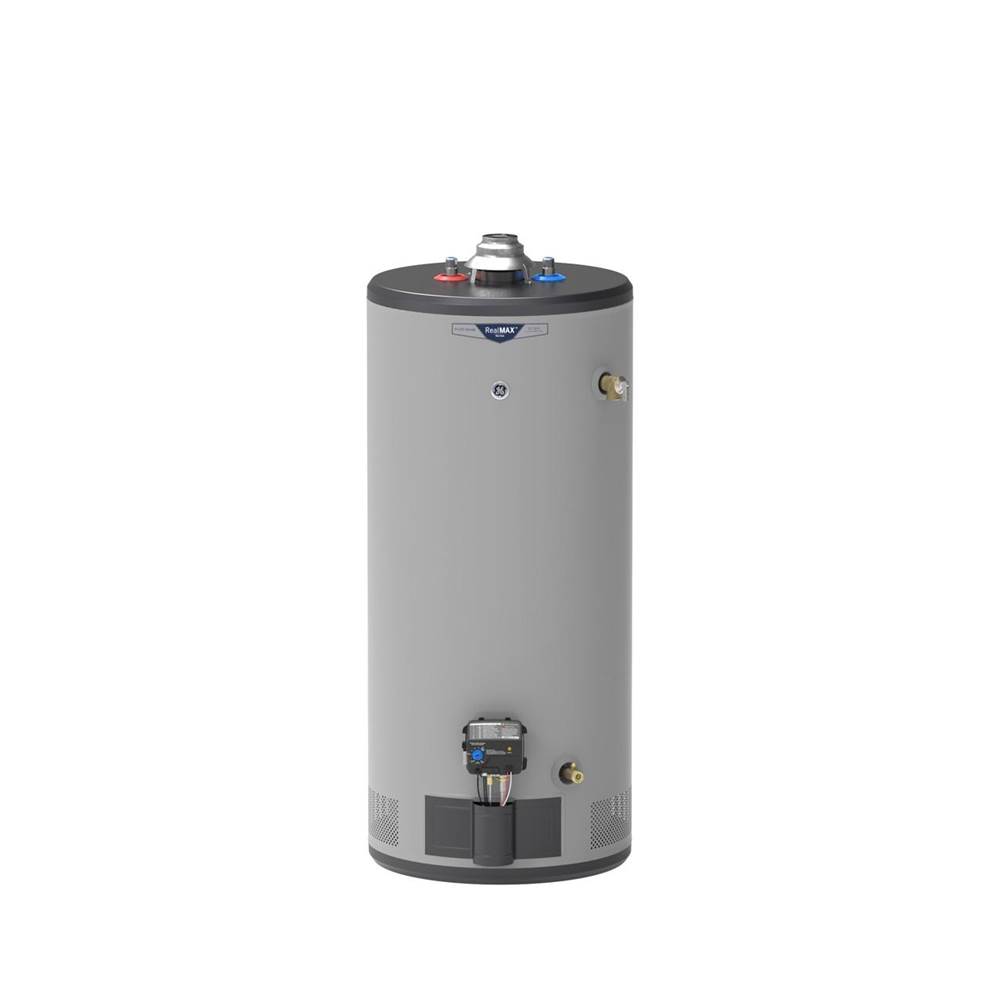 GE Appliances RealMAX Platinum 40-Gallon Short Liquid Propane Atmospheric Water Heater