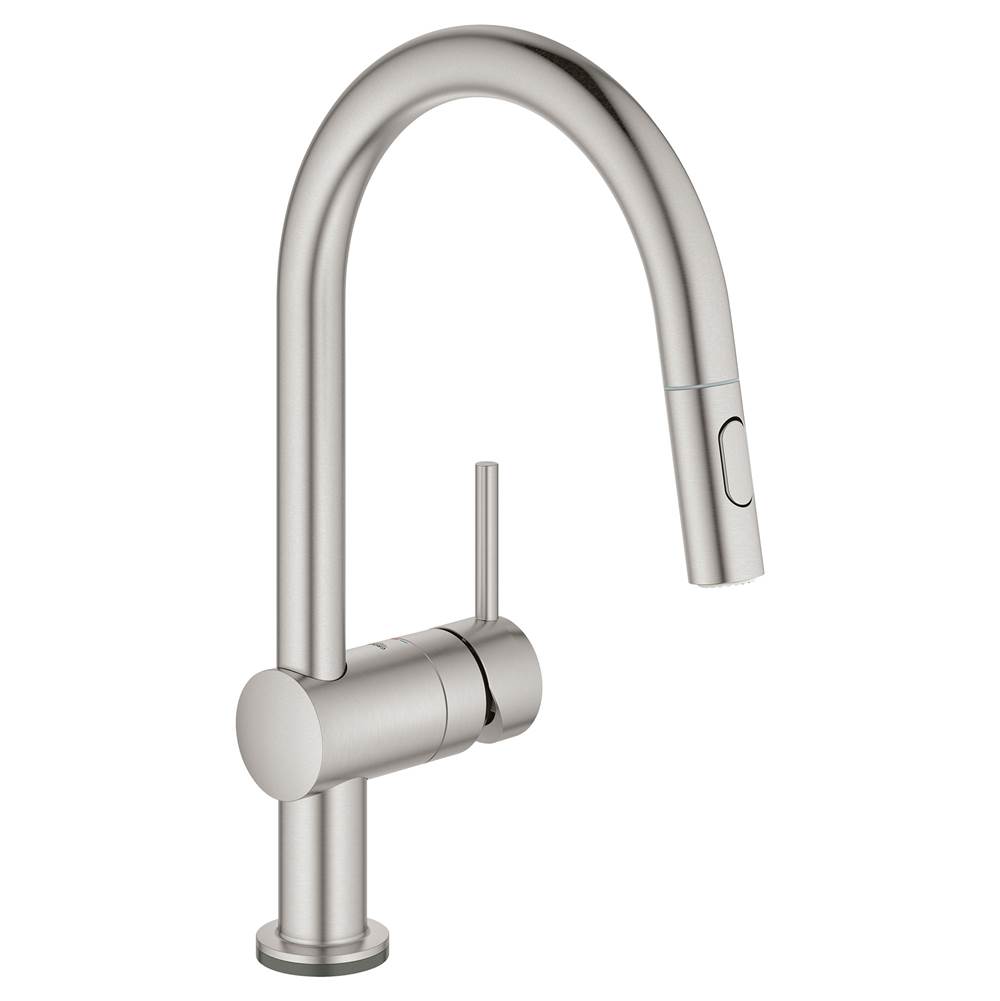 Grohe Single-Handle Pull Down Kitchen Faucet Dual Spray 1.75 GPM with Touch Technology