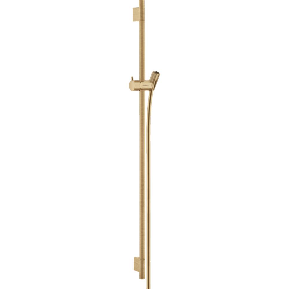 Hansgrohe Unica Wallbar S, 36'' in Brushed Bronze