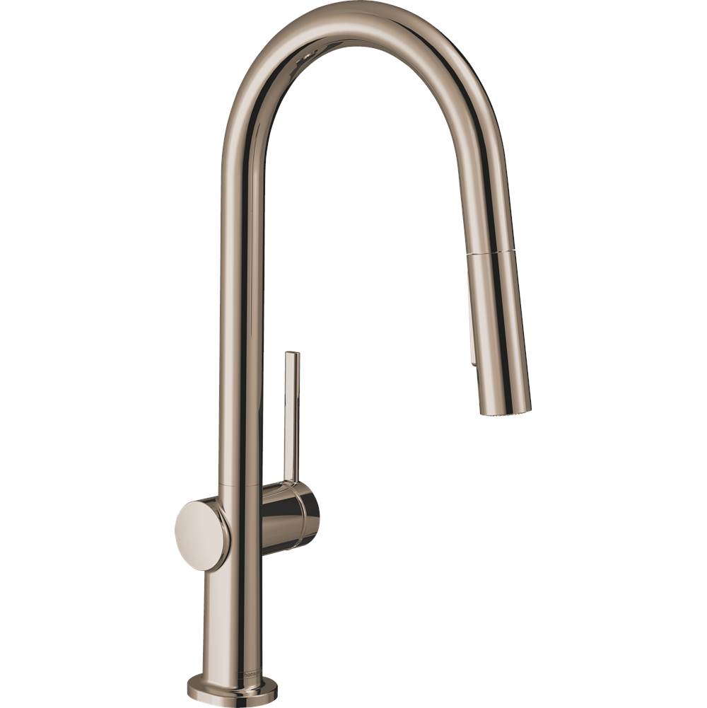 Hansgrohe Talis N HighArc Kitchen Faucet, A-Style 2-Spray Pull-Down with sBox, 1.75 GPM in Polished Nickel