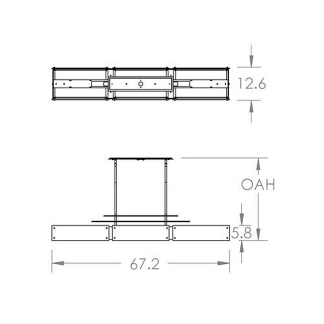Hammerton Studio Urban Loft Parallel Linear Suspension-0D-Metallic Beige Silver