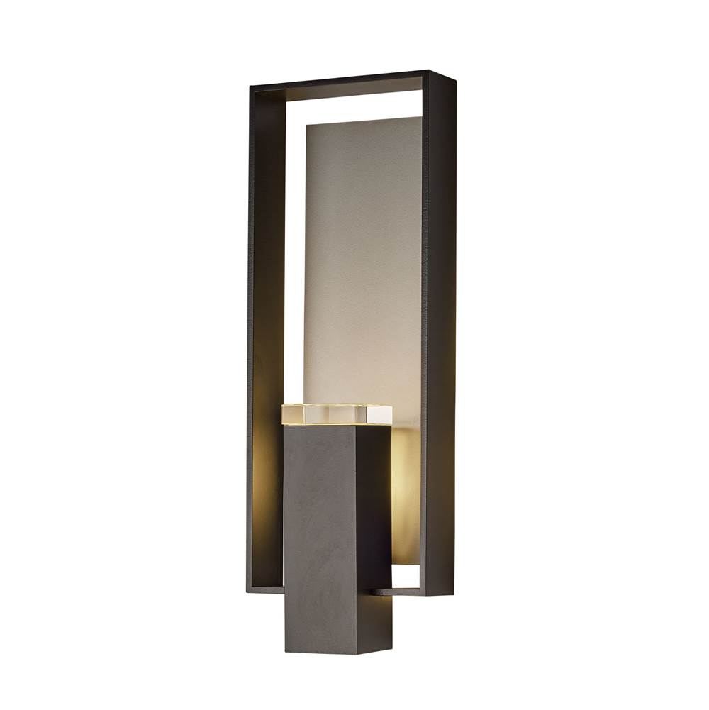 Hubbardton Forge Shadow Box Large Outdoor Sconce, 302605-SKT-78-77-ZM0546
