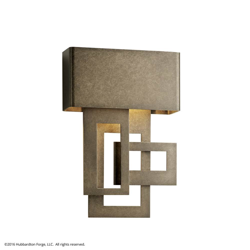Hubbardton Forge Collage Small Dark Sky Friendly LED Outdoor Sconce, 302520-LED-RGT-14