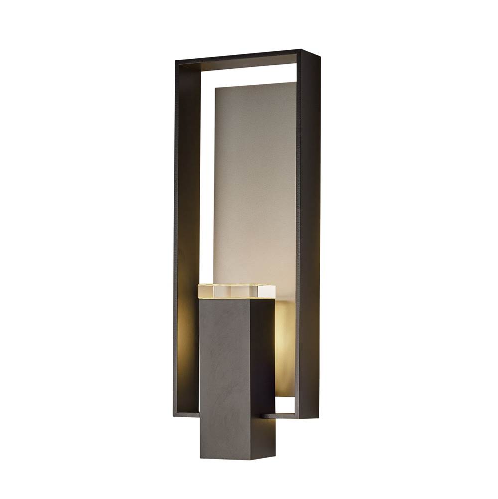Hubbardton Forge Shadow Box Large Outdoor Sconce, 302605-SKT-80-14-ZM0546